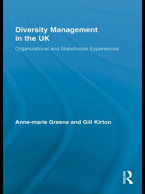 cover image of Diversity Management in the UK